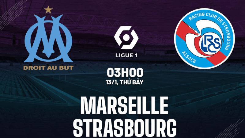 Nhận định về trận đấu giữa Marseille và Strasbourg lúc 3h00 ngày 13/01